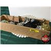 Image 1 : Wooden Box Lot: Costume Jewellery (Bracelets, Watches, Pocket Watch, Necklace, Rings, etc)