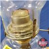 Image 2 : Pedestal Base Coal Oil Lamp (Correct Burner) (18-1/2"H)