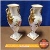 Image 2 : Amphora Vases (2) Made in Western Germany (11-1/4"H)