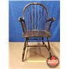 Image 1 : Windsor Chair - Wooden Spindle Back w/Extra Spindle Braces (38"H)