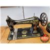 Image 2 : Singer Treadle Sewing Machine S/N#G6661768 (One Handle Missing - Needs Minor repairs) (39"H) (c/w Ti