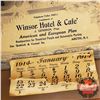 Image 2 : Winsor Hotel & Café 1914 Calendar
