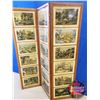 Image 8 : Screen Divider (3 Panel) w/Currier & Ives Prints (72"H x 19"W Panels)