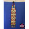 Image 1 : Native Warrior Chest Plate (Red, Pink, Yellow & White Beads) Plains Style (53"L)