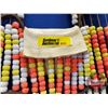 Image 2 : Native Warrior Chest Plate (Red, Pink, Yellow & White Beads) Plains Style (53"L)