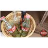 Image 2 : Basket with Coca Cola Bear, Coke Bottles & Bottle Cappers (2)
