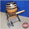 Image 2 : Wortman & Ward London, Ont Barrel Butter Churn (Patented 1889) (35"H x 24"W x 38"D)