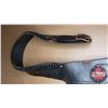 Image 2 : Gun Holster & Ammo Belt - Black Leather (42-3/4"H)