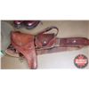 Image 2 : RCMP Grouping (Boots 10", Leather Holster, Winter & Summer Hats & Canteen)