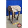 Image 1 : Wooden Saddle Stand (39"H x 16"W x 18"D)