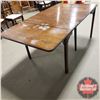 Image 2 : Dinging Table with 4 Leaves (when condensed becomes Hallway Table) (30"H x 37-1/2"W x 70"D Open) (20