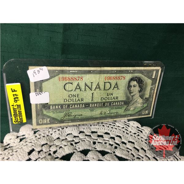 Canada $1 Bill 1954DF : Coyne/Towers #BA9688878