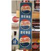 Image 1 : Single Sided Tin Sign : Pepsi-Cola (Japanese) Embossed (49"H x 14"W)