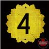 Image 2 : Single Sided Metal Reflective Road Sign " 4 " (Kansas Hwy 4) (24"H x 24"W)