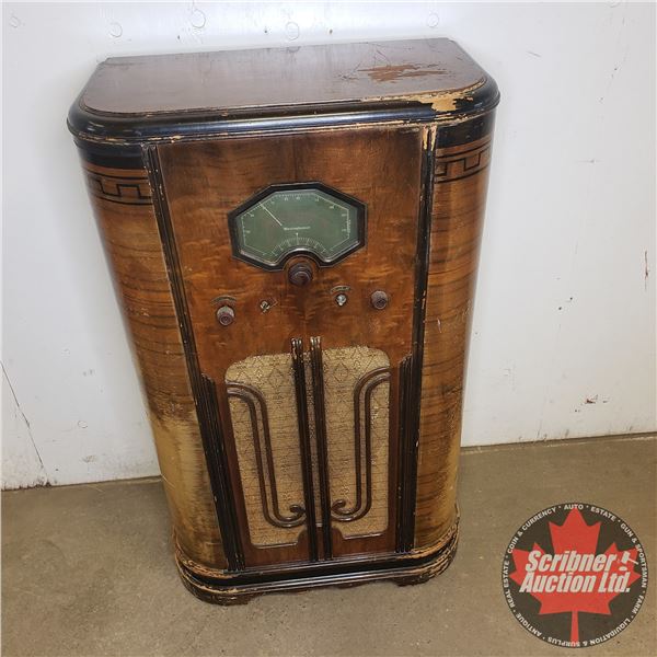 Westinghouse Cabinet Radio (Not Working) 40"H x 23"W x 12"D