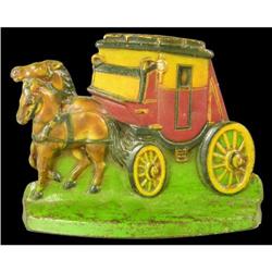Cast Iron Stage Coach Door Stop