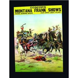 Montana Frank Shows Poster