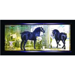 Black Horse Ale and Porter Paper Sign