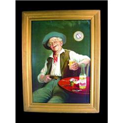 1907 Cooks Goldblume Beer Tin Sign