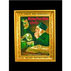 Spanish Whiskey Duffy Tin Sign