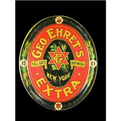 Geo. Ehrets Hell Gate Brewery Tin Tray
