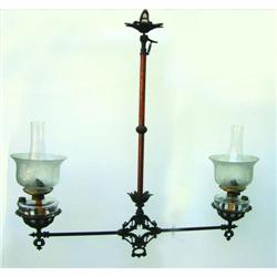 Hanging Double Gas Lamp