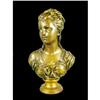 Bronze bust of Victorian Woman
