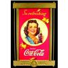 Image 1 : 1941 Coca Cola Betty Cardboard Sign