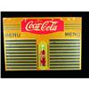 Image 1 : Coca Cola Kay Wood Menu Board