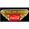 Image 1 : 1937 Coca Cola Die Cut Cardboard Sign