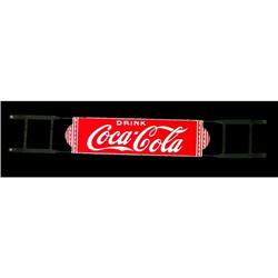 Coca Cola Porcelain/Iron Door Push