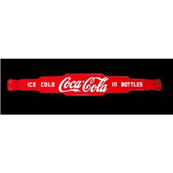 Coca Cola Red Porcelain Door Push