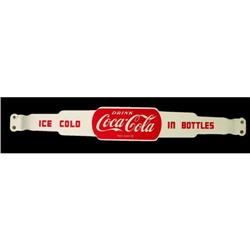 Coca Cola White Porcelain Door Push
