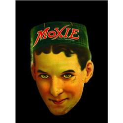 Moxie Embossed Die-Cut Tin Sign