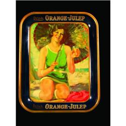 Orange-Julep Tin Serving Tray