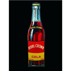 Royal Crown Cola Embossed Tin Sign