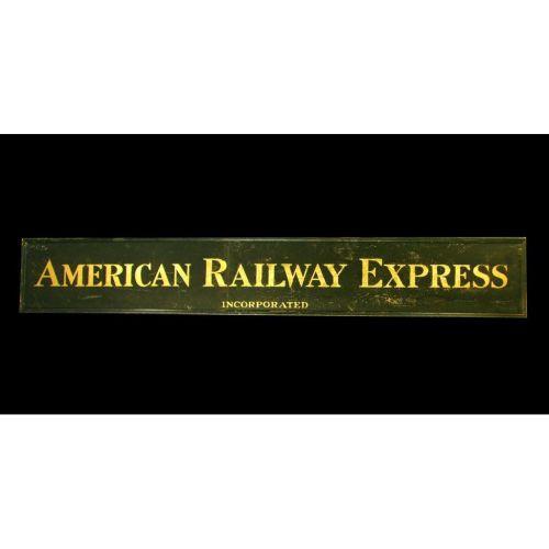 American Railway Express Wood Sign