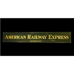 American Railway Express Wood Sign