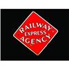 Image 1 : Railway Express Agency Porcelain Sign