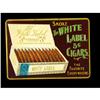 Image 1 : White Label Cigars Embossed Sign