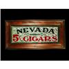 Image 1 : Nevada Cigars Reverse Glass Sign