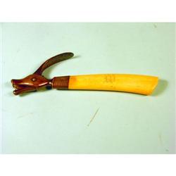 Will and Finck Ivory Handle Crimper
