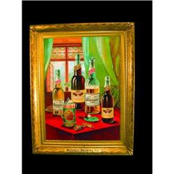 Buffalo Brewing Co. Self Framed Tin Sign