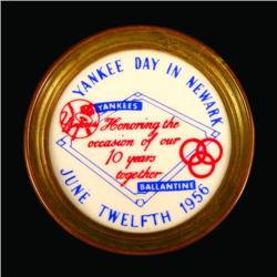 1956 Yankee Day in Newark tray