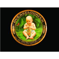 Duesseldorfer Beer Tin Serving Tray