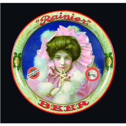 Ranier Beer Tin Serving Tray