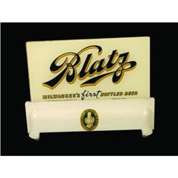 Blatz Beer Counter Top Sign