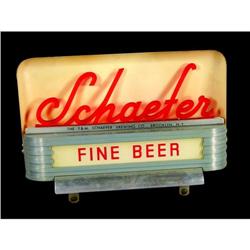 Schafer Brewing Company Light Up Sign