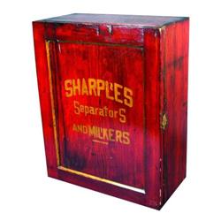 Sharples Cream Separator Wood Cabinet