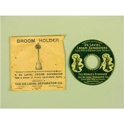 De Laval Tin Broom Holder